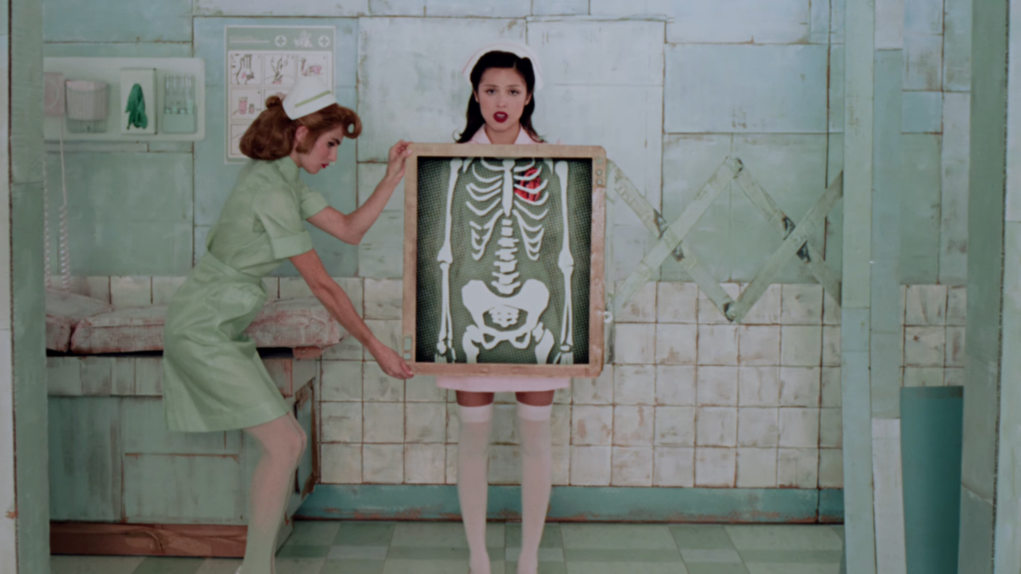 Olivia Rodrigo the cure Music Video Cardboard Hospital