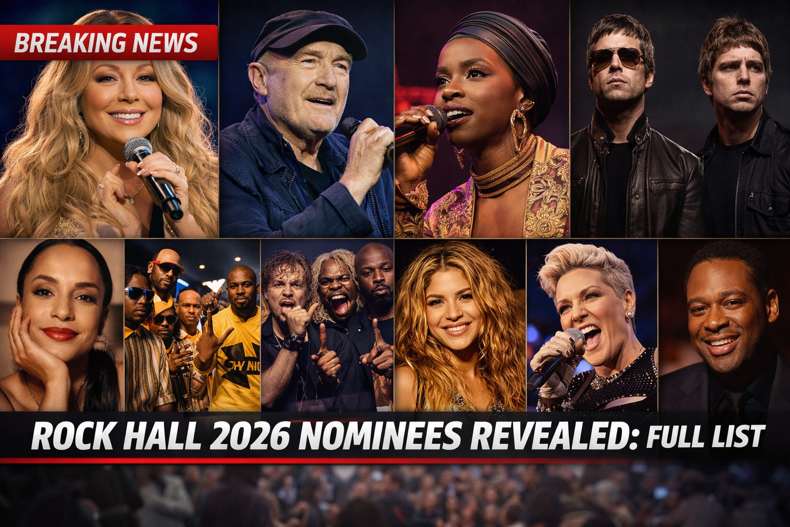 Rock Hall 2026 Nominees Revealed: Full List