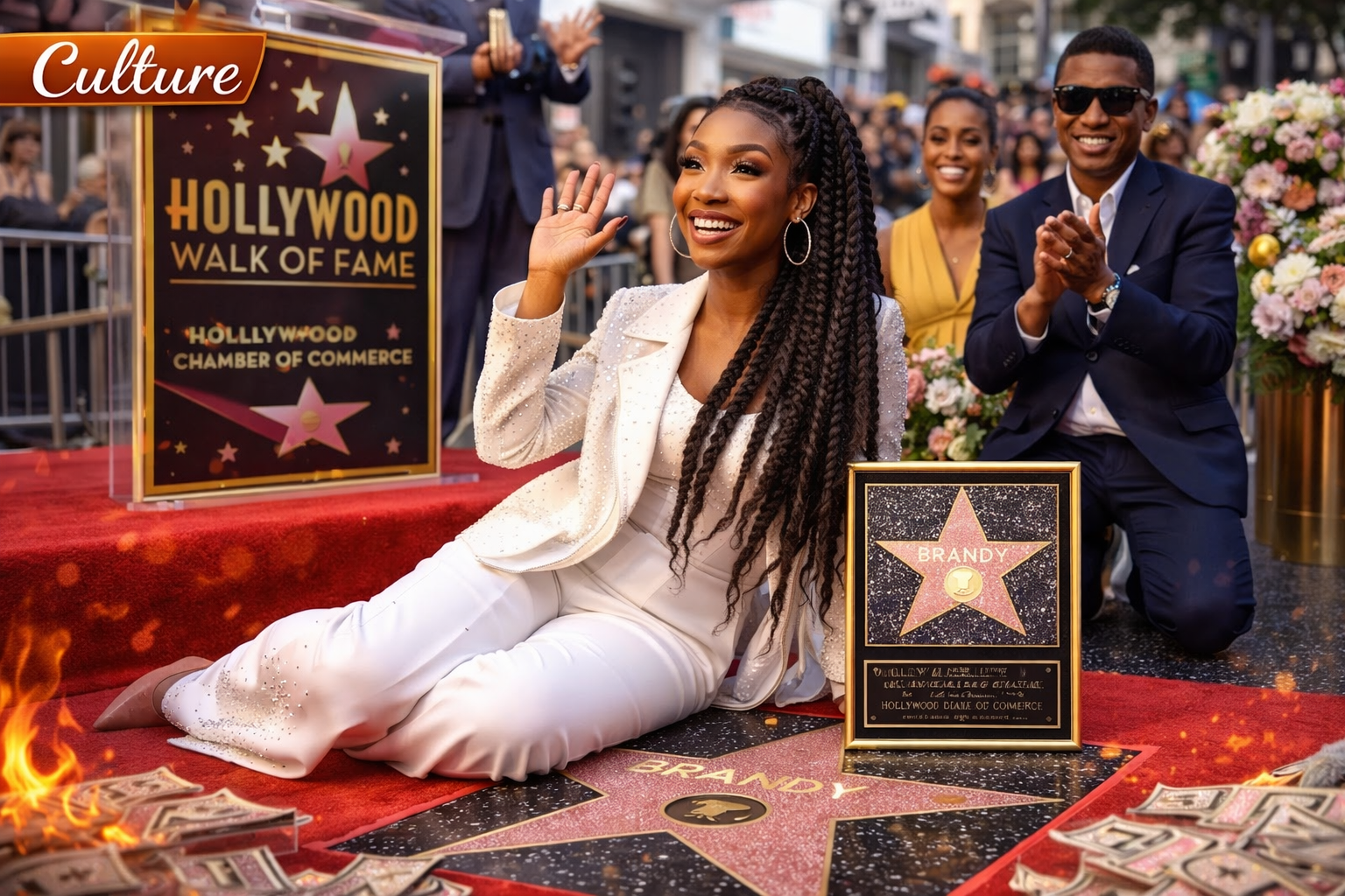 Historic Brandy Walk of Fame Star Ceremony Sets a New R&B Moment - Loud Drip